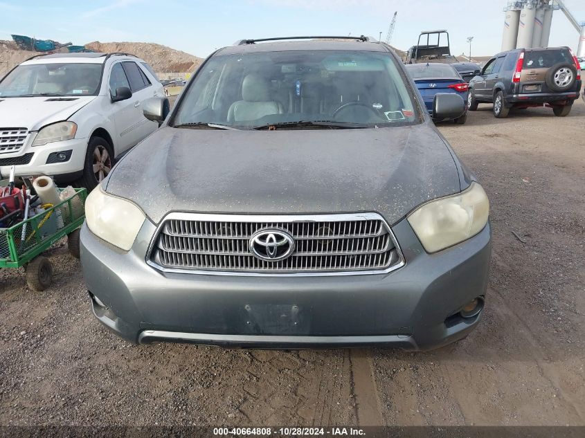 2008 Toyota Highlander Hybrid Limited VIN: JTEEW44A382019166 Lot: 40664808