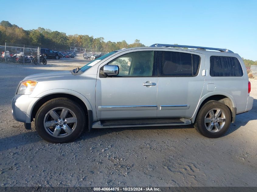 2010 Nissan Armada Platinum VIN: 5N1AA0NE1AN612097 Lot: 40664875