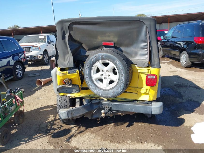 2004 Jeep Wrangler X VIN: 1J4FA39S74P715880 Lot: 40664900