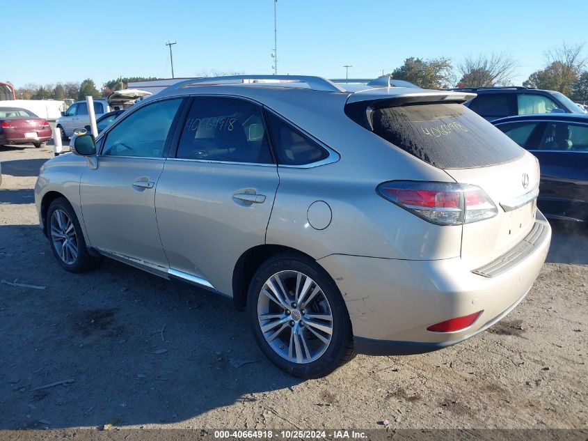 VIN 2T2ZK1BA8FC171361 2015 Lexus RX, 350 no.3