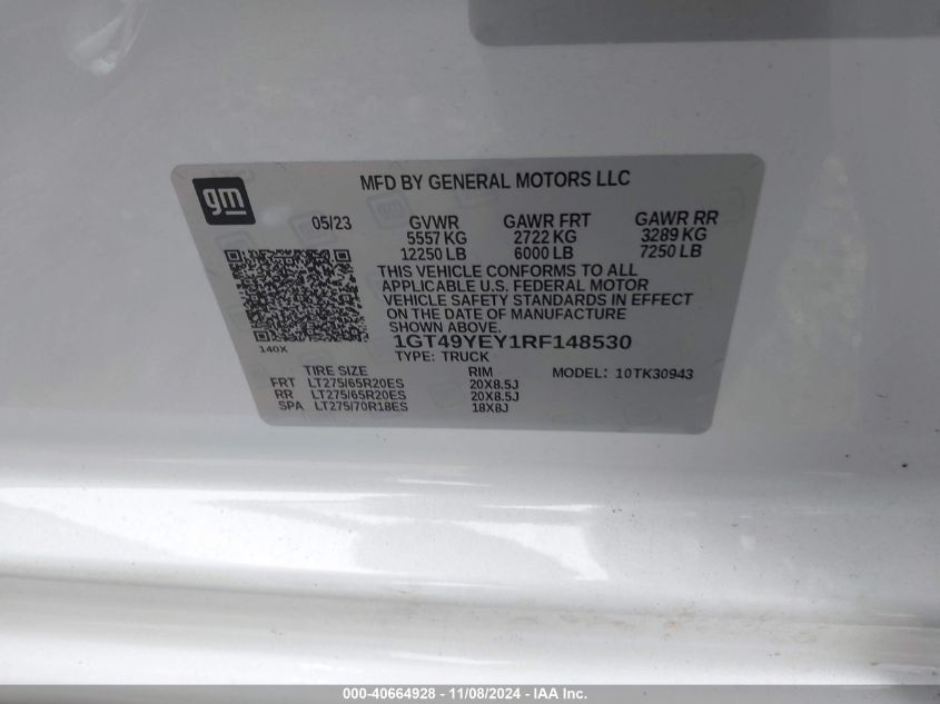 2024 GMC Sierra - 1GT49YEY1RF148530