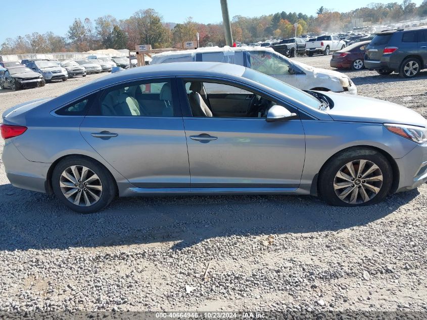 2016 HYUNDAI SONATA VIN: 5NPE34AF0GH390649