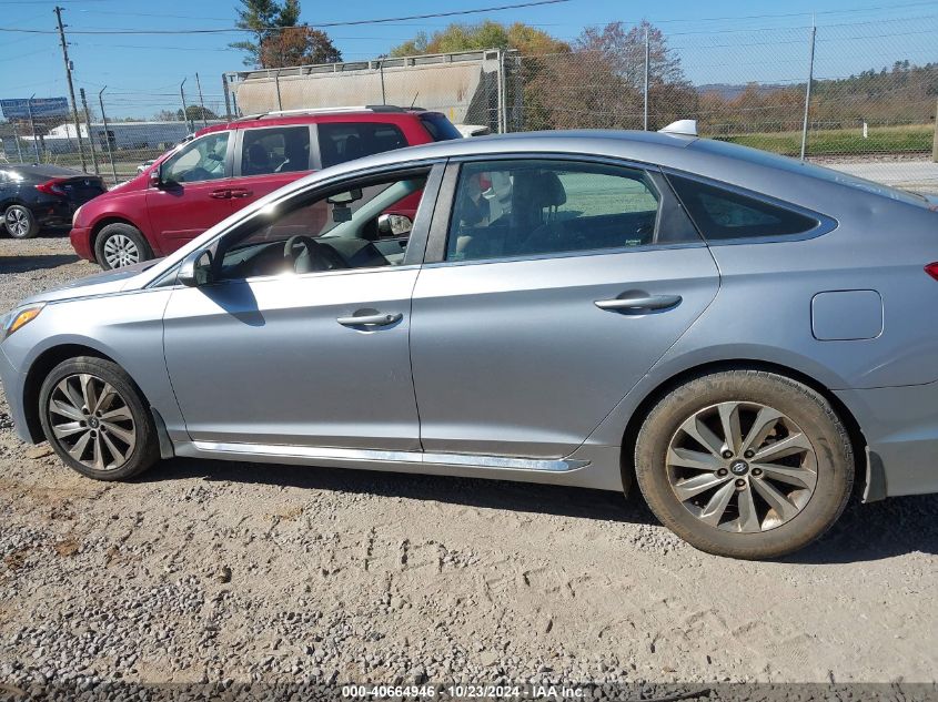 2016 HYUNDAI SONATA VIN: 5NPE34AF0GH390649
