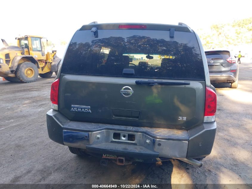 2004 Nissan Pathfinder Armada Se VIN: 5N1AA08A64N725394 Lot: 40664949