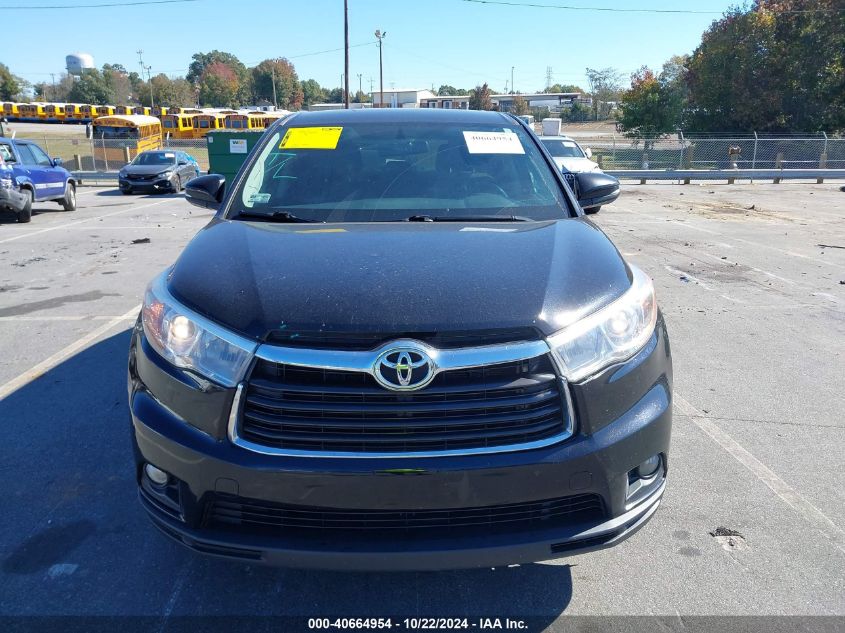 2016 Toyota Highlander Le Plus V6 VIN: 5TDBKRFH0GS291627 Lot: 40664954