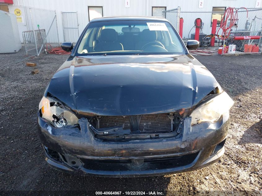 2009 Subaru Legacy 2.5I VIN: 4S3BL616X97214259 Lot: 40664967