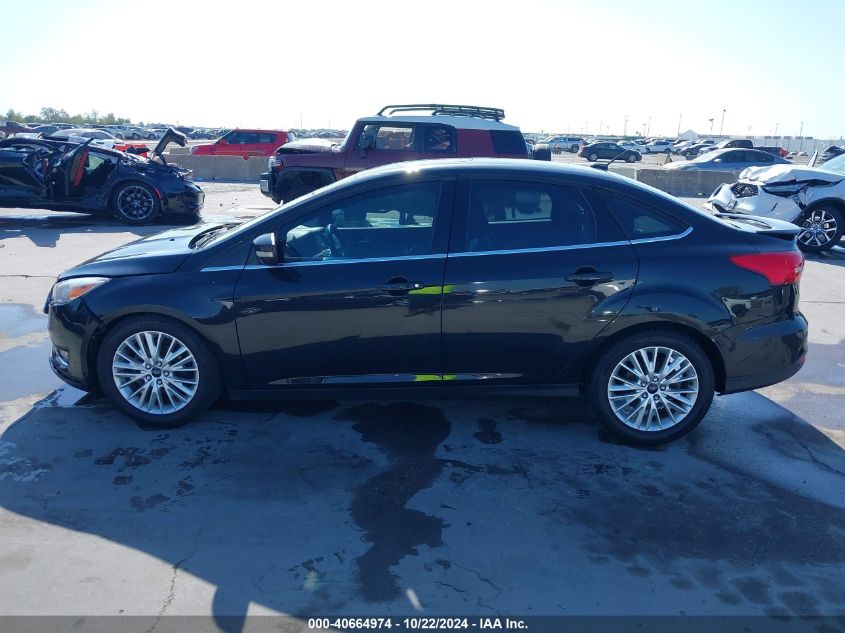 2015 Ford Focus Titanium VIN: 1FADP3J2XFL384512 Lot: 40664974