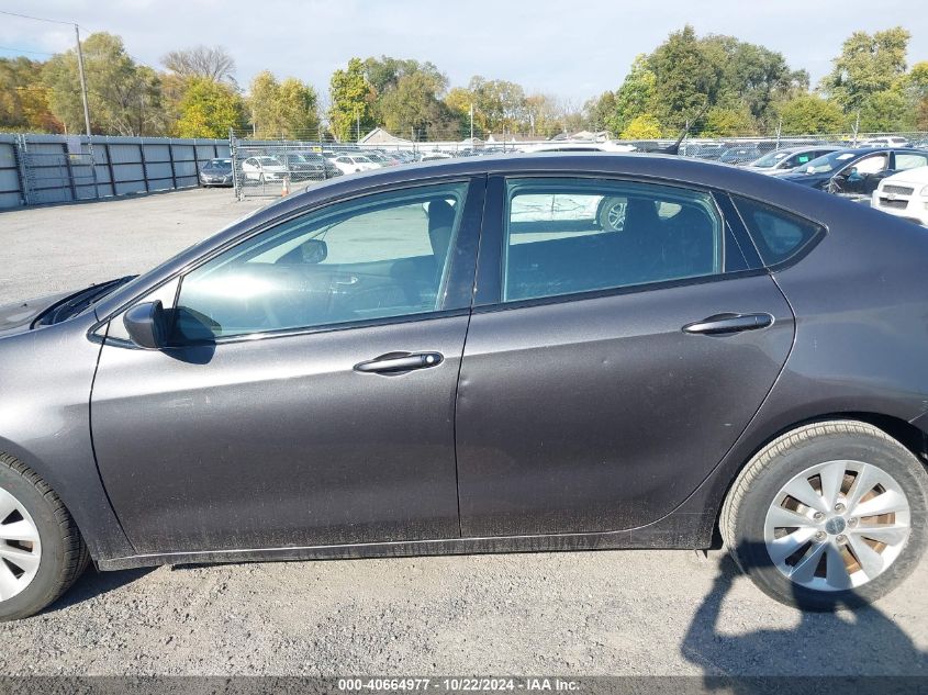 2014 Dodge Dart Sxt VIN: 1C3CDFBB2ED904293 Lot: 40664977