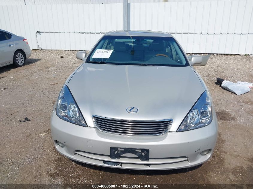 2005 Lexus Es 330 VIN: JTHBA30G055124671 Lot: 40665007