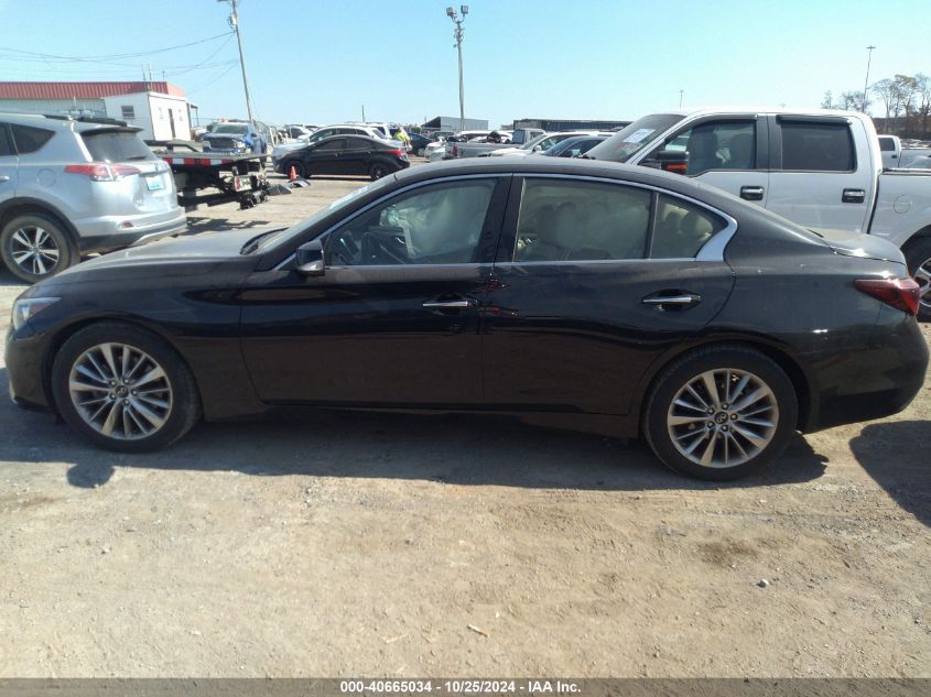 2021 Infiniti Q50 Luxe Awd VIN: JN1EV7BR6MM753982 Lot: 40665034