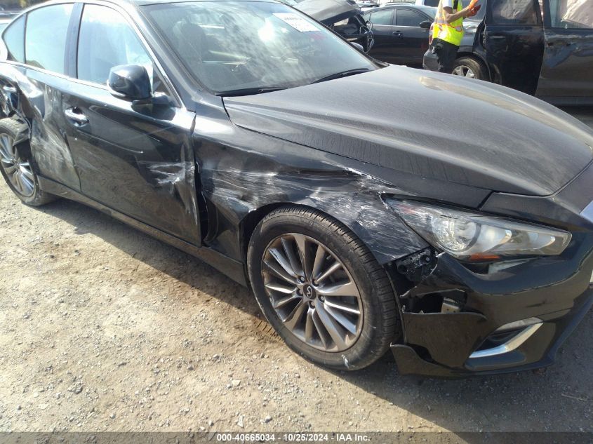 2021 Infiniti Q50 Luxe Awd VIN: JN1EV7BR6MM753982 Lot: 40665034