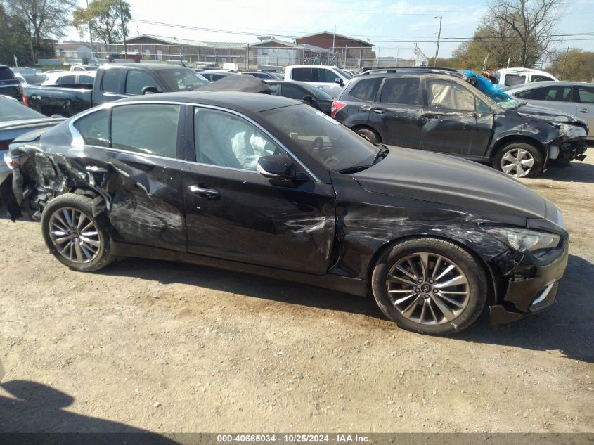 2021 Infiniti Q50 Luxe Awd VIN: JN1EV7BR6MM753982 Lot: 40665034