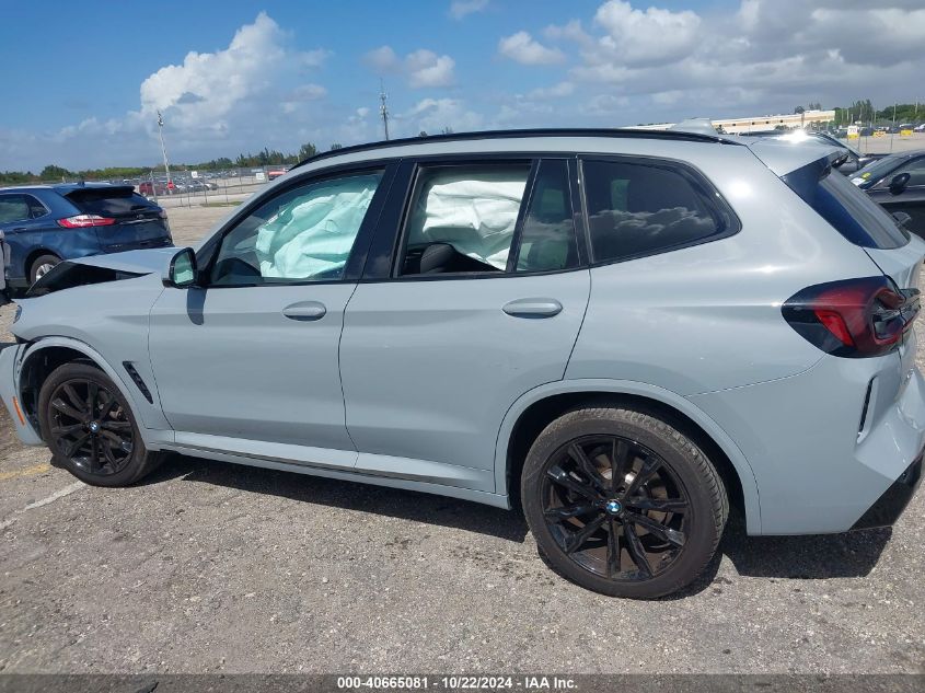 2023 BMW X3 xDrive30I VIN: WBX57DP02PN243808 Lot: 40665081