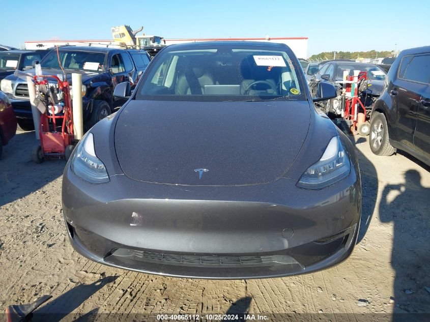 2021 TESLA MODEL Y LONG RANGE DUAL MOTOR ALL-WHEEL DRIVE - 5YJYGDEE1MF176900