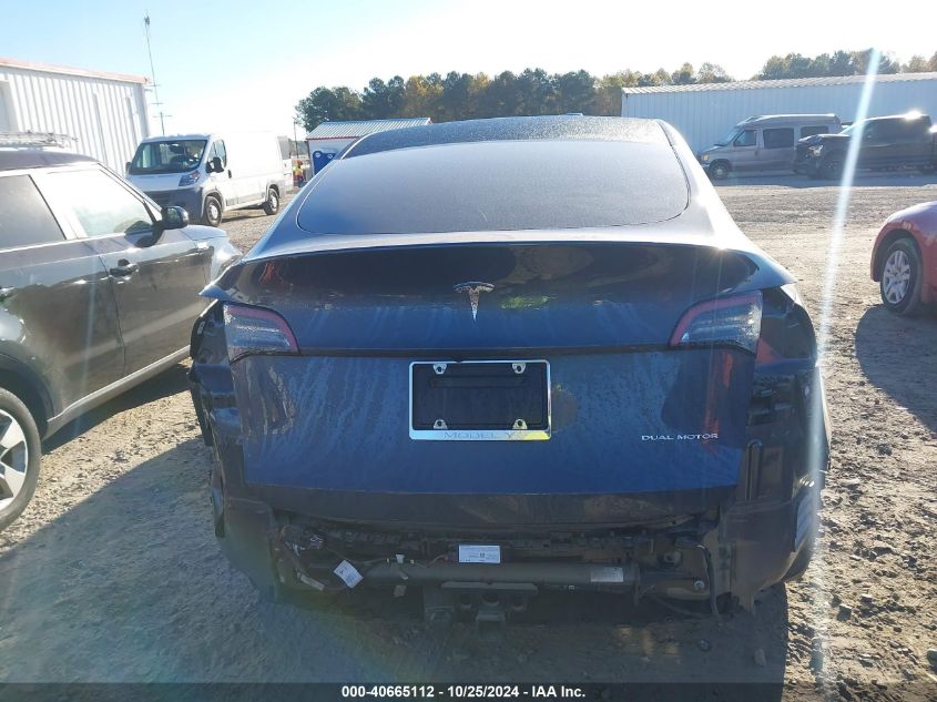 2021 TESLA MODEL Y LONG RANGE DUAL MOTOR ALL-WHEEL DRIVE - 5YJYGDEE1MF176900