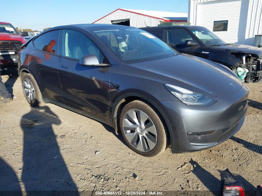 2021 TESLA MODEL Y LONG RANGE DUAL MOTOR ALL-WHEEL DRIVE - 5YJYGDEE1MF176900