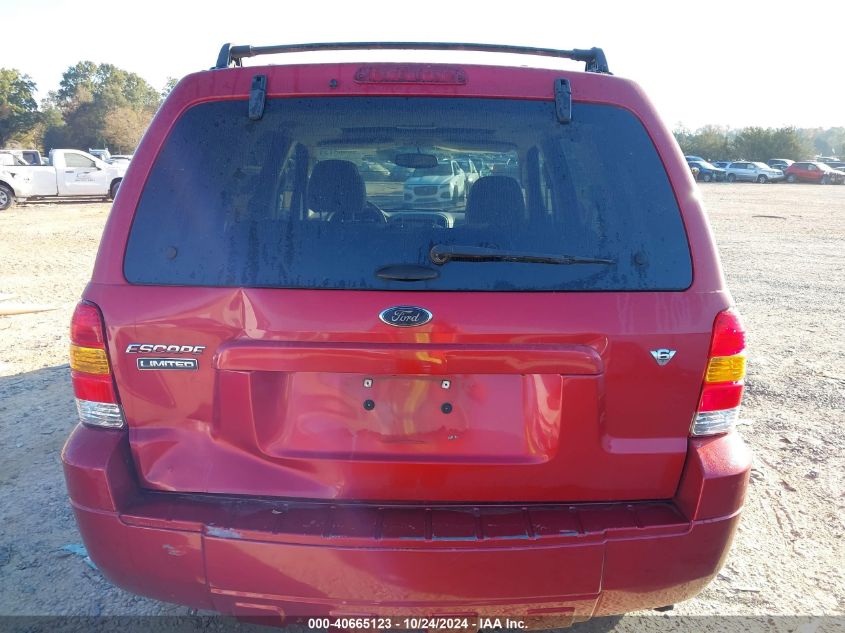 2006 Ford Escape Limited VIN: 1FMYU94196KA16544 Lot: 40665123