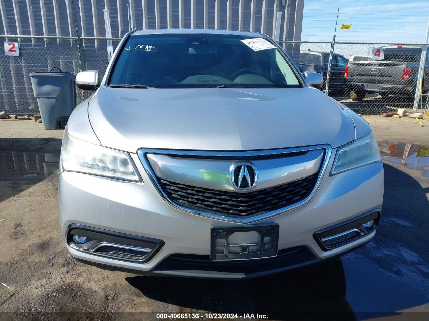 2015 Acura Mdx Technology Pkg W/Entertainment Pkg VIN: 5FRYD4H65FB002262 Lot: 40665136