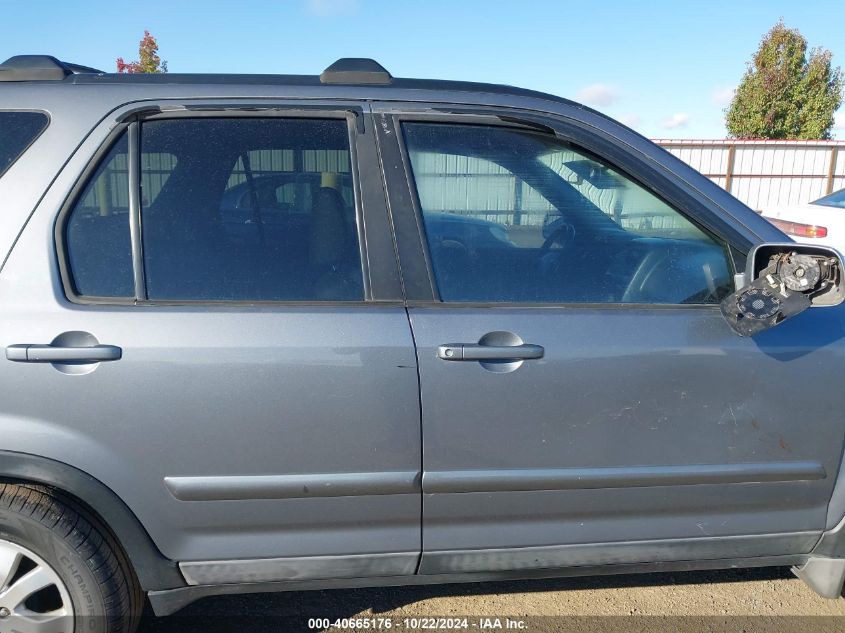 2006 Honda Cr-V Se VIN: SHSRD78996U418518 Lot: 40665176