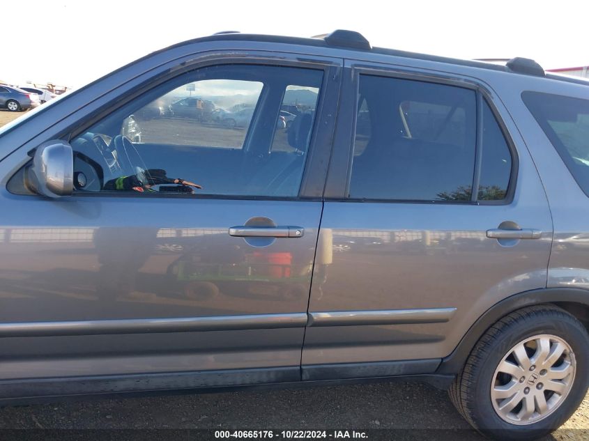 2006 Honda Cr-V Se VIN: SHSRD78996U418518 Lot: 40665176