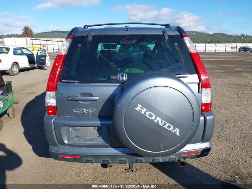 2006 Honda Cr-V Se VIN: SHSRD78996U418518 Lot: 40665176