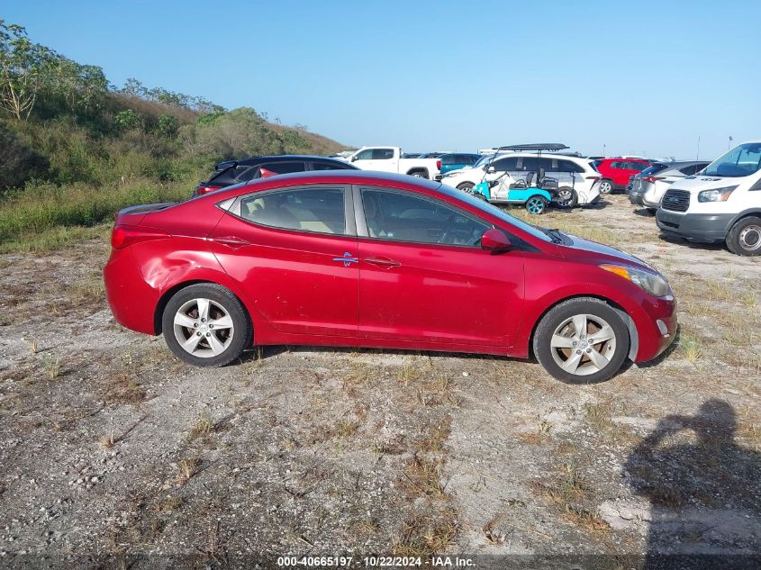 2012 Hyundai Elantra Gls (Ulsan Plant) VIN: KMHDH4AE1CU402646 Lot: 40665197