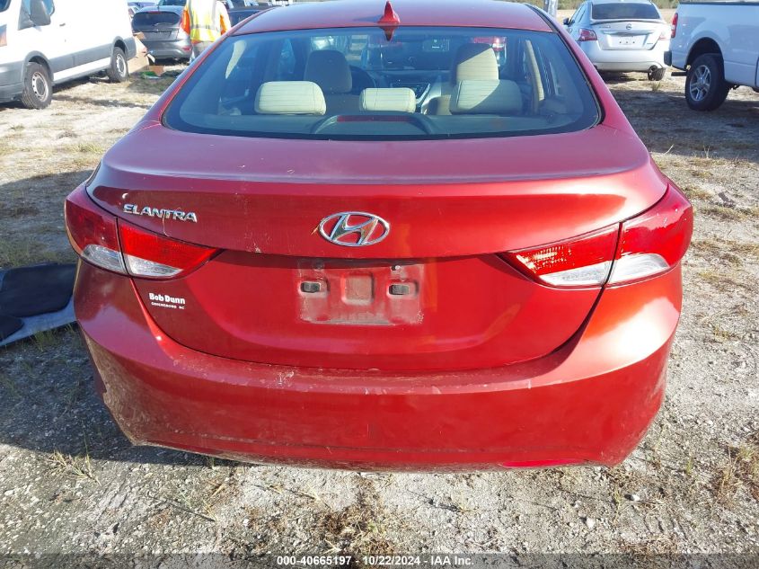 2012 Hyundai Elantra Gls (Ulsan Plant) VIN: KMHDH4AE1CU402646 Lot: 40665197