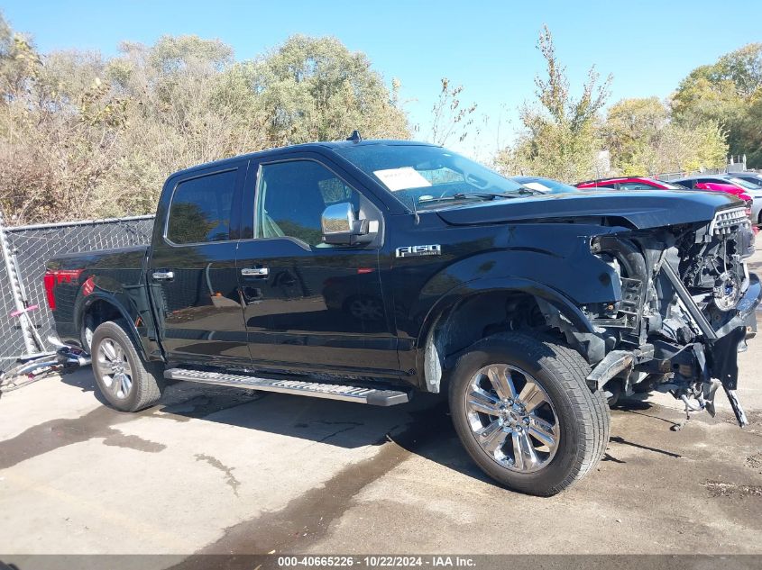 2018 Ford F-150 Lariat VIN: 1FTEW1E53JKC36517 Lot: 40665226