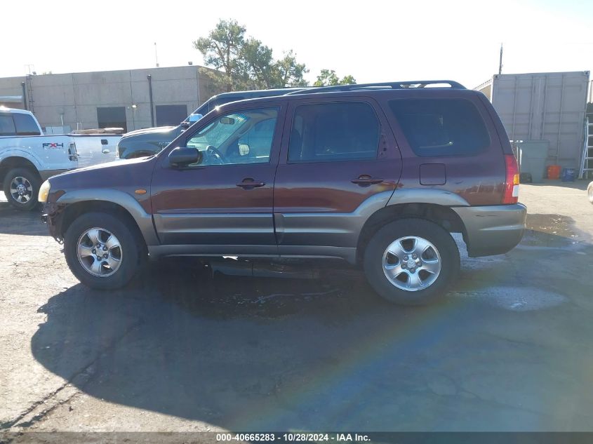 2001 Mazda Tribute Es V6/Lx V6 VIN: 4F2CU08151KM70934 Lot: 40665283