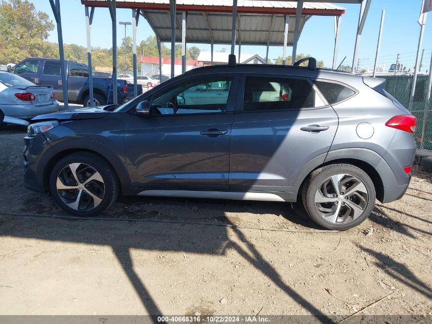 2017 Hyundai Tucson Value VIN: KM8J33A22HU556565 Lot: 40665316