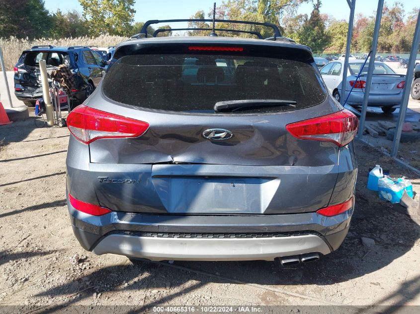 2017 Hyundai Tucson Value VIN: KM8J33A22HU556565 Lot: 40665316