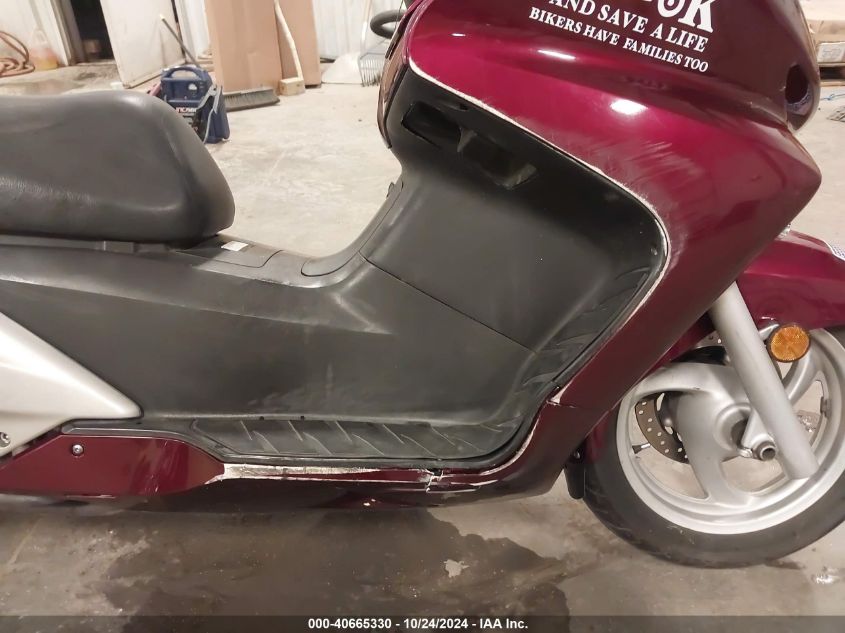 2002 Honda Fsc600 VIN: JH2PF01112K001497 Lot: 40665330