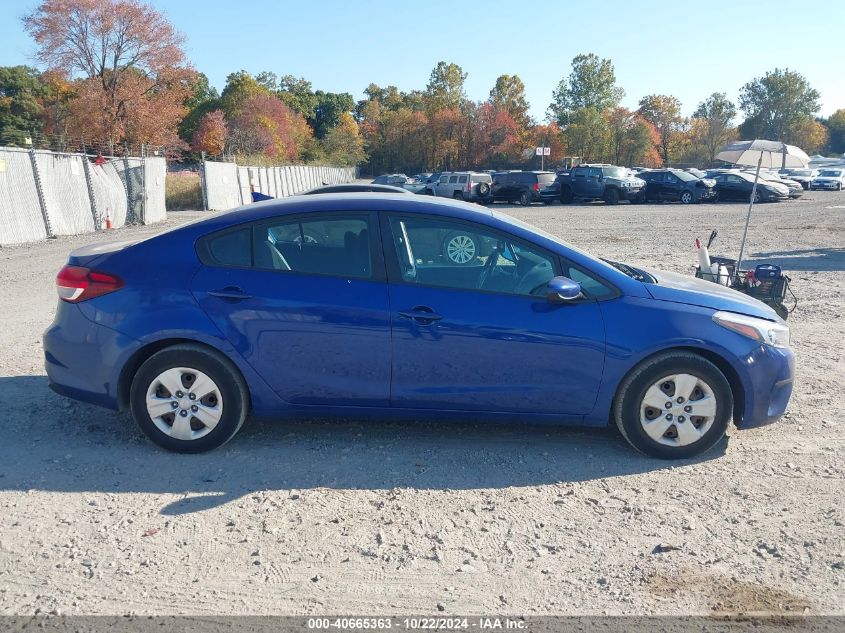 2017 Kia Forte Lx VIN: 3KPFK4A79HE052432 Lot: 40665363