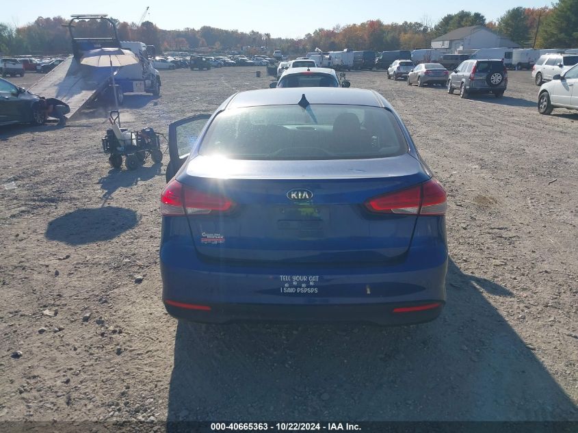 2017 Kia Forte Lx VIN: 3KPFK4A79HE052432 Lot: 40665363