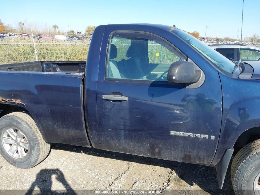 2008 GMC Sierra 1500 Work Truck VIN: 1GTEK14C68Z170106 Lot: 40665367