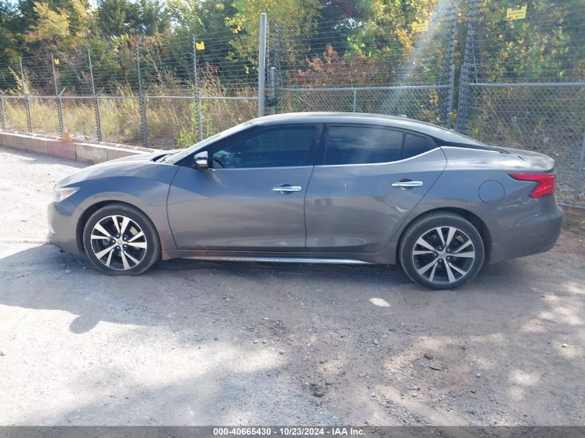 2017 Nissan Maxima 3.5 Sv VIN: 1N4AA6AP3HC390236 Lot: 40665430