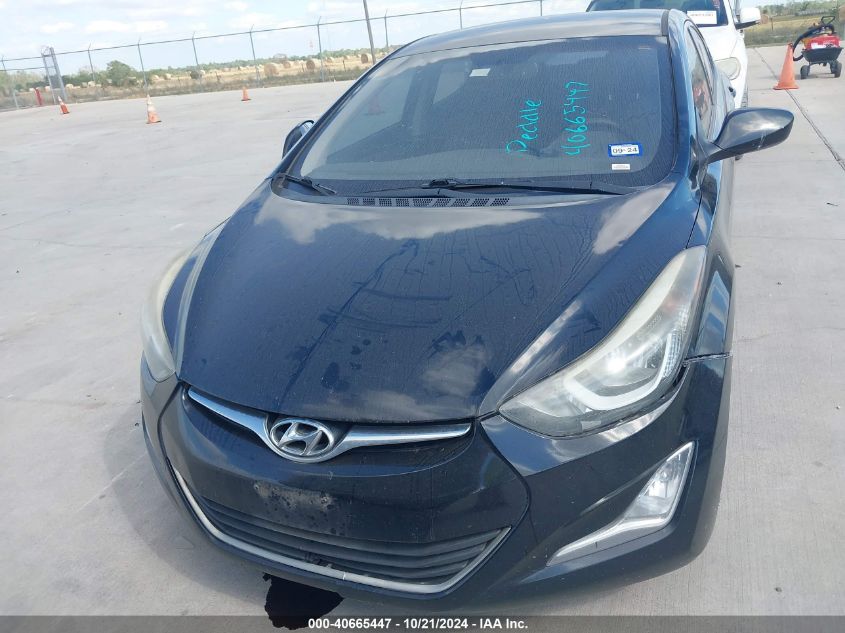 2016 Hyundai Elantra Se VIN: KMHDH4AE7GU583838 Lot: 40665447