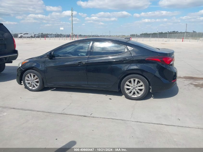 2016 Hyundai Elantra Se VIN: KMHDH4AE7GU583838 Lot: 40665447