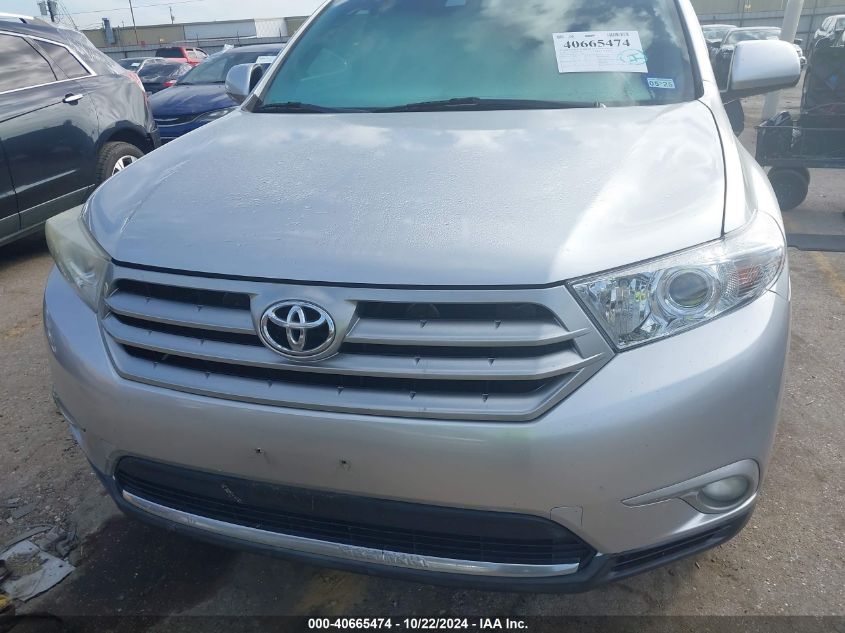 2013 Toyota Highlander Base Plus V6 VIN: 5TDZK3EH5DS118209 Lot: 40665474