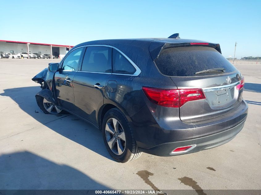 VIN 5FRYD3H24FB002907 2015 Acura MDX no.3