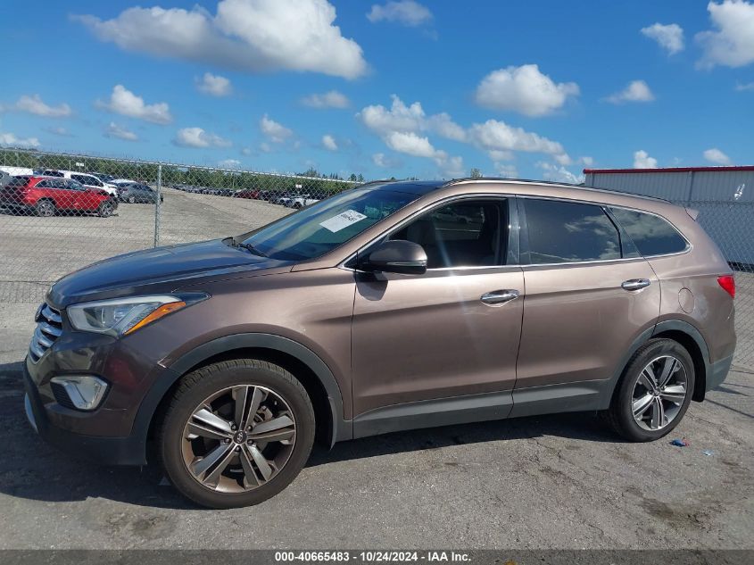 2015 Hyundai Santa Fe Limited VIN: KM8SR4HF9FU115028 Lot: 40665483