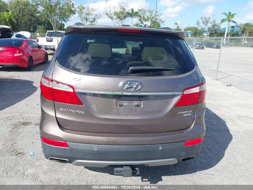 2015 Hyundai Santa Fe Limited VIN: KM8SR4HF9FU115028 Lot: 40665483