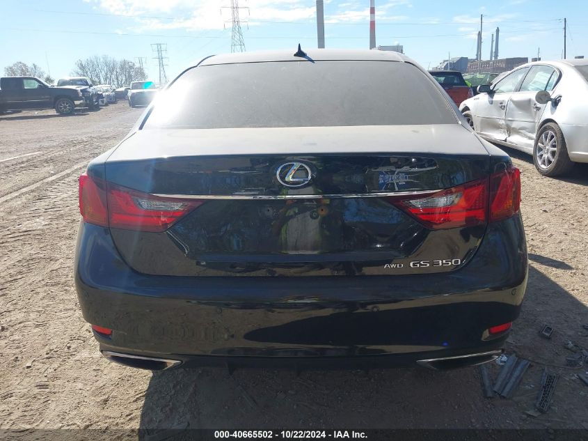 2013 Lexus Gs 350 VIN: JTHCE1BL4D5000487 Lot: 40665502