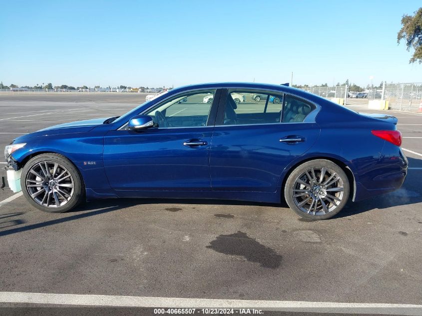 2016 Infiniti Q50 3.0T Red Sport 400 VIN: JN1FV7AP1GM421067 Lot: 40665507