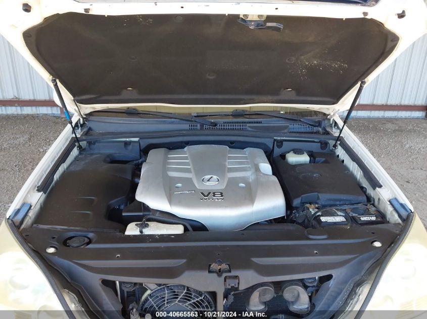 2005 Lexus Gx 470 VIN: JTJBT20XX50085670 Lot: 40665563