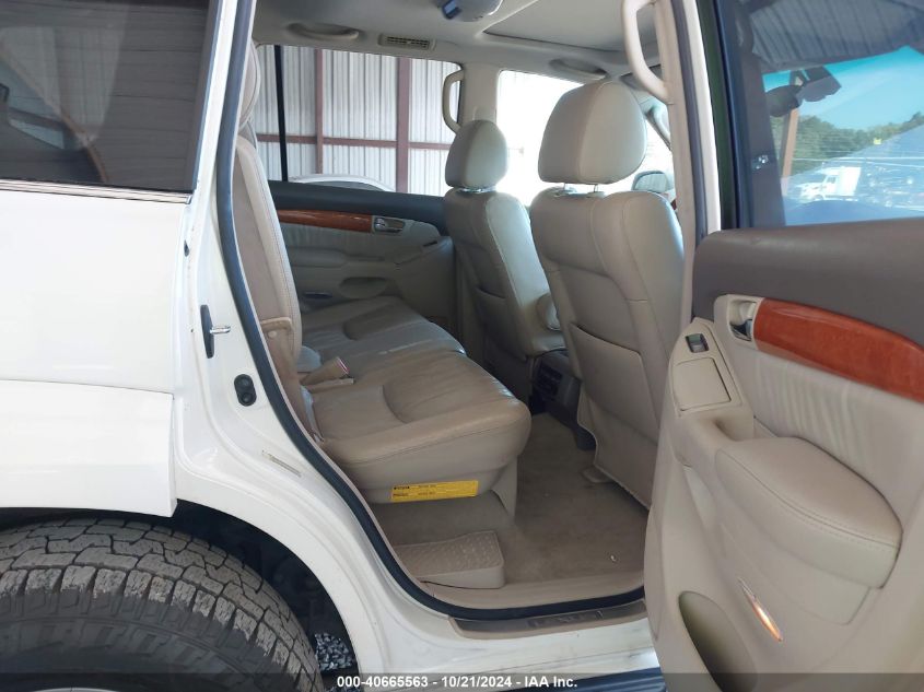 2005 Lexus Gx 470 VIN: JTJBT20XX50085670 Lot: 40665563