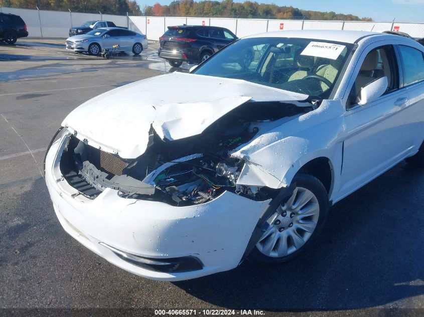 2012 Chrysler 200 Lx VIN: 1C3CCBABXCN302312 Lot: 40665571