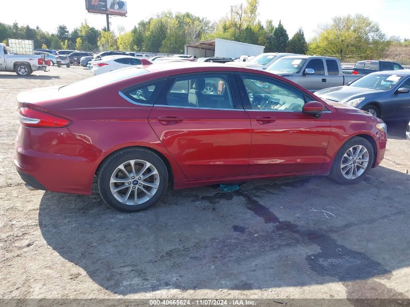 2019 Ford Fusion Se VIN: 3FA6P0HD1KR171538 Lot: 40665624