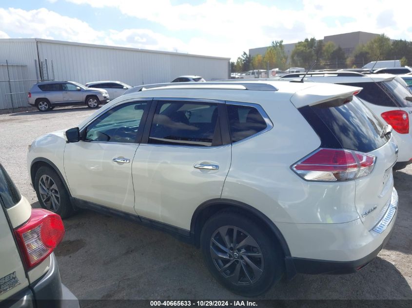 2016 Nissan Rogue Sl VIN: 5N1AT2MTXGC869625 Lot: 40665633