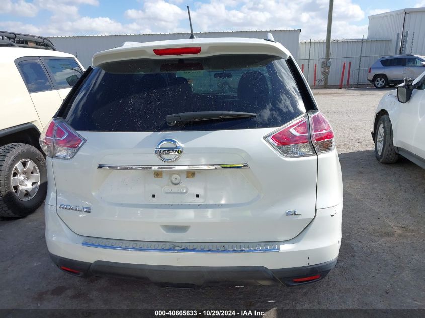 2016 Nissan Rogue Sl VIN: 5N1AT2MTXGC869625 Lot: 40665633